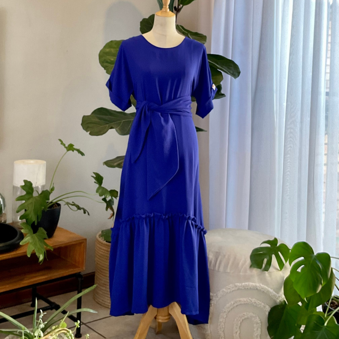 Bows & Frills dress Cobalt Blue Mc Alpine Bows & Frills dress Cobalt Blue Mc Alpine