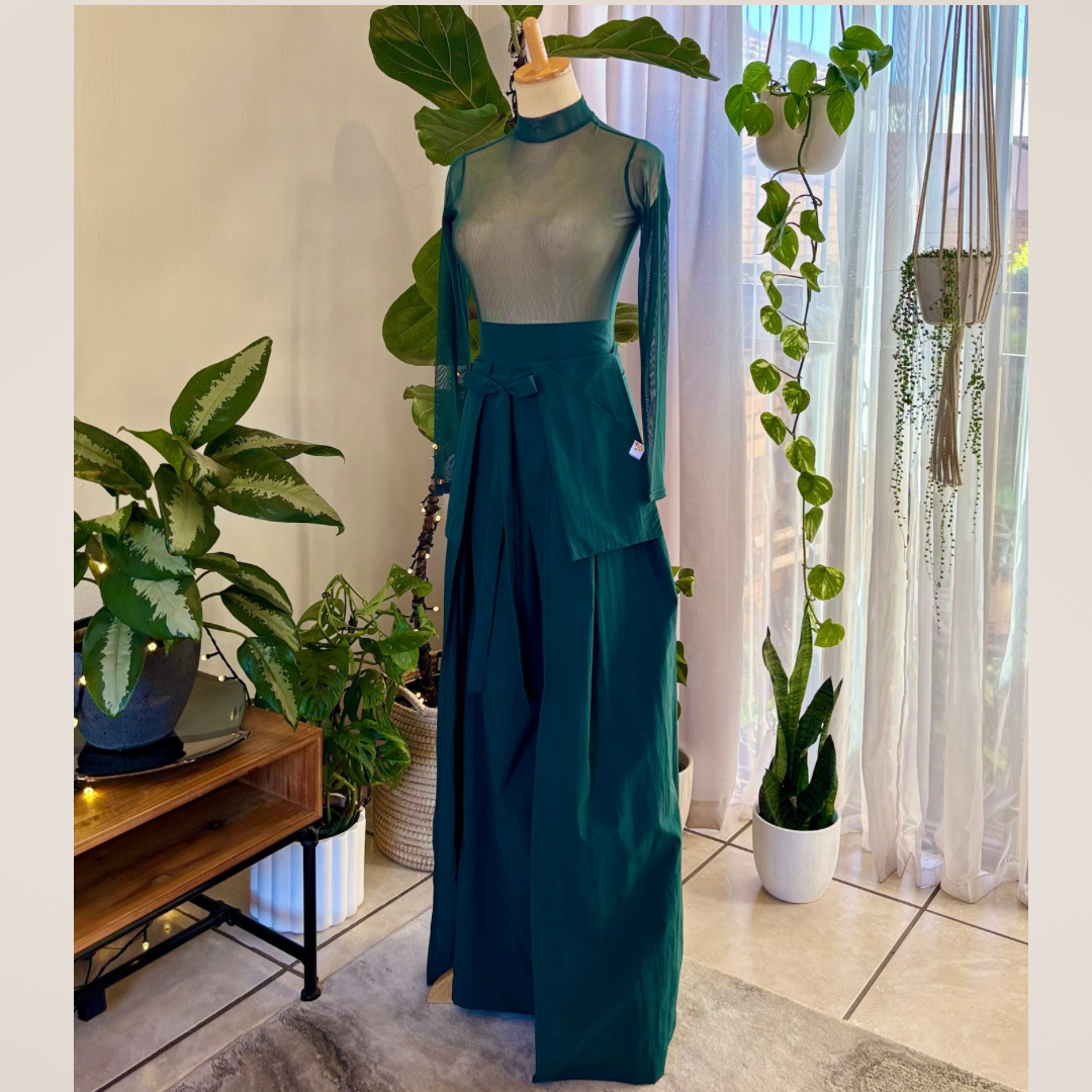 Tokyo Wrap Pants Emerald