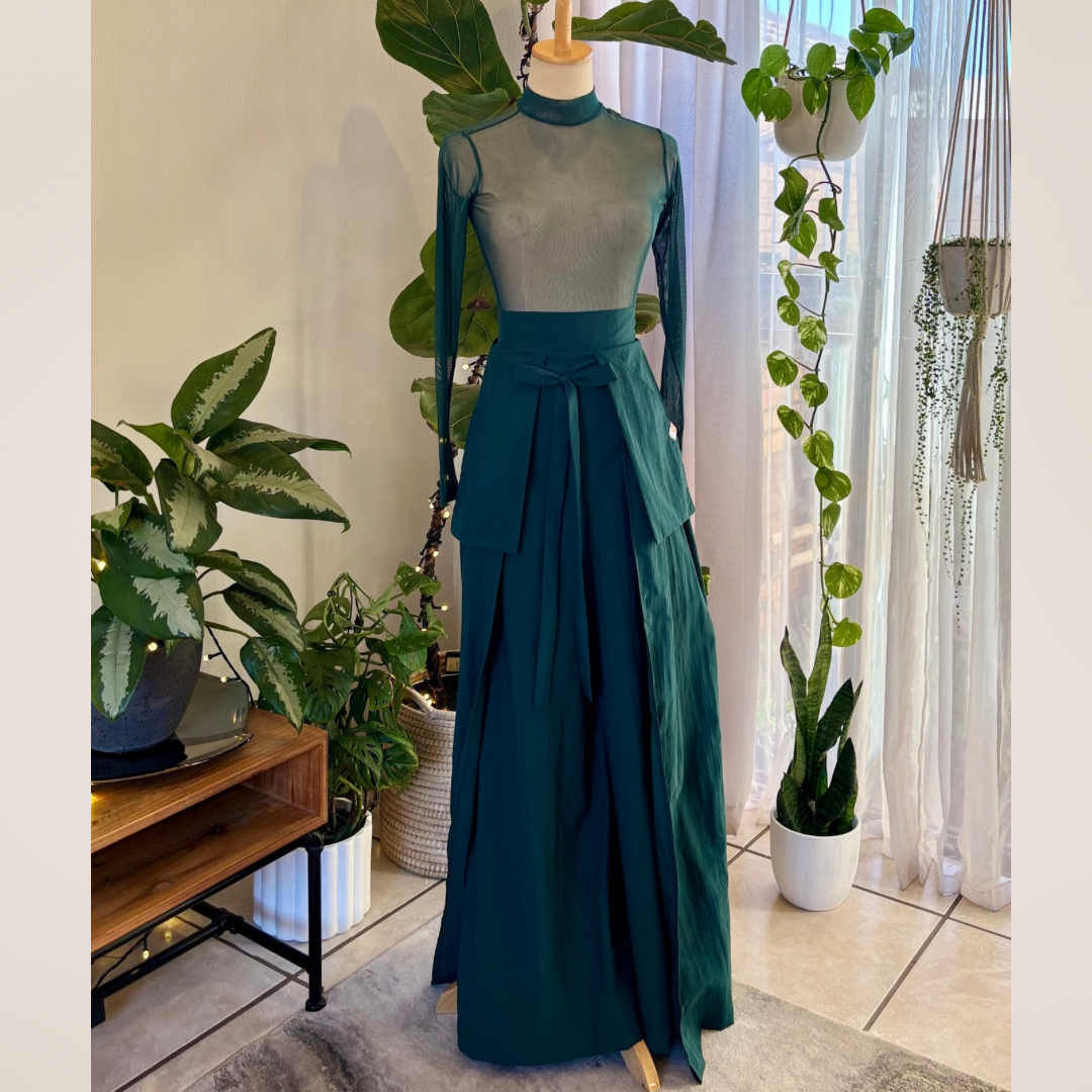 Tokyo Wrap Pants Emerald