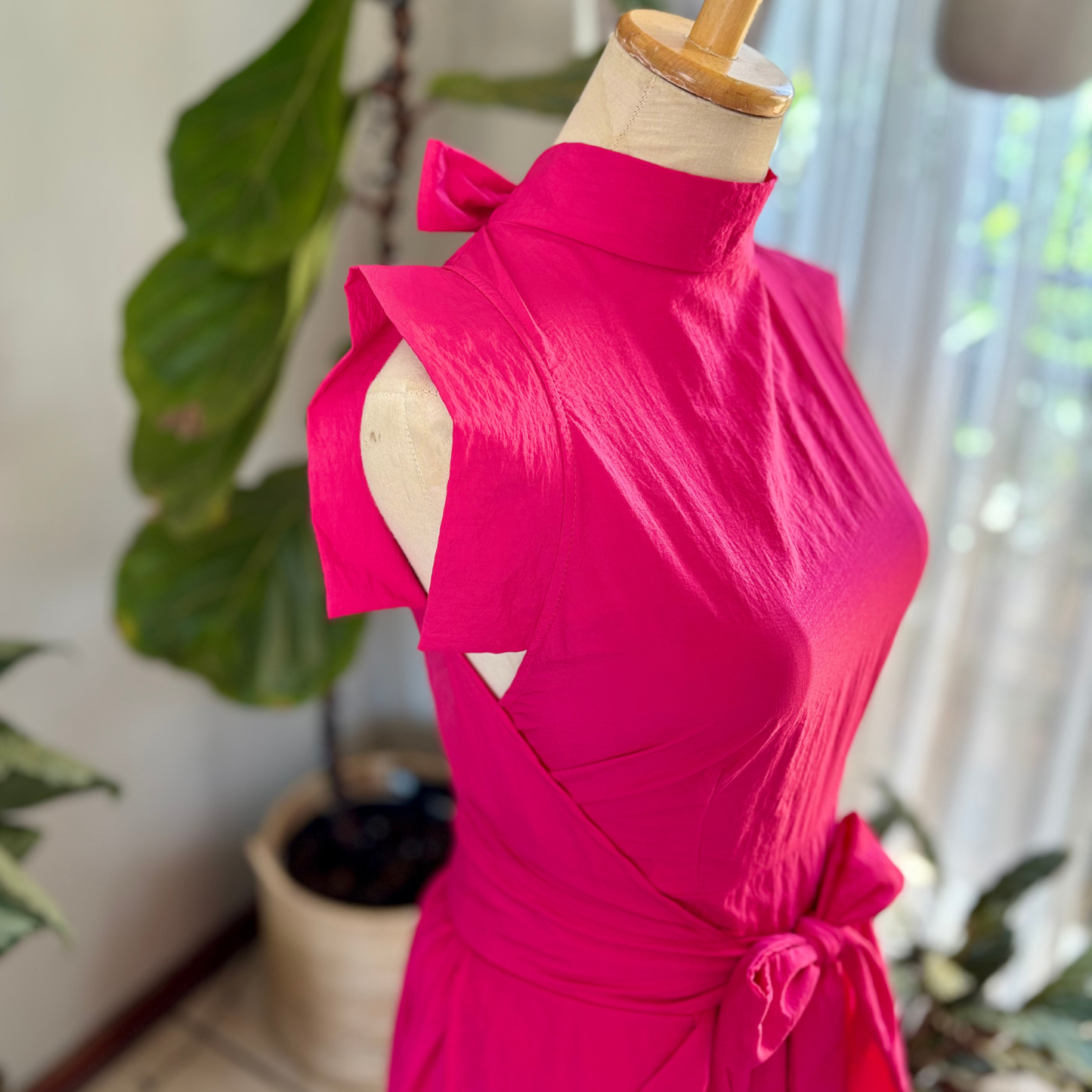 Inari Dress Cerise Pink