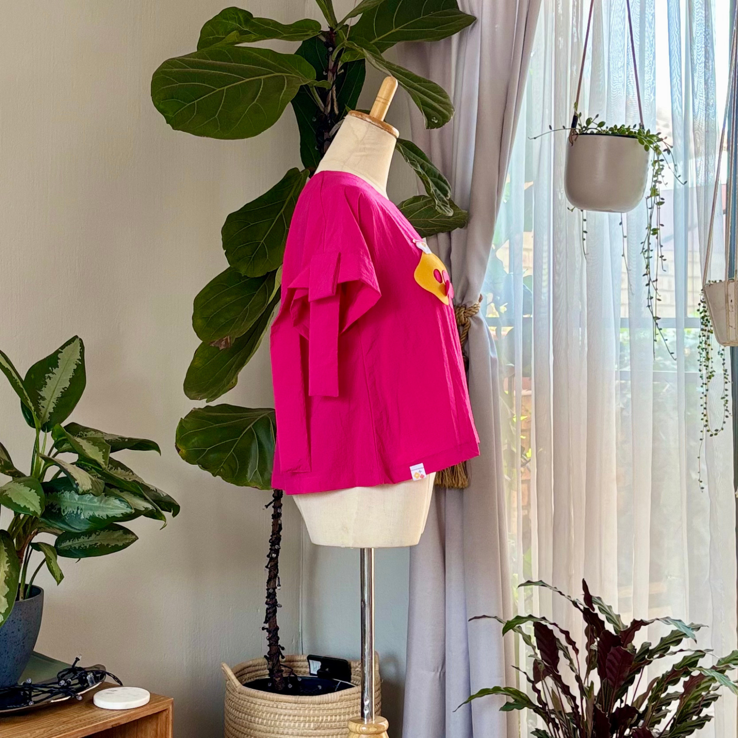 Lindi-Tee Cerise Pink