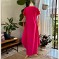 Parachute Dress Cerise Pink