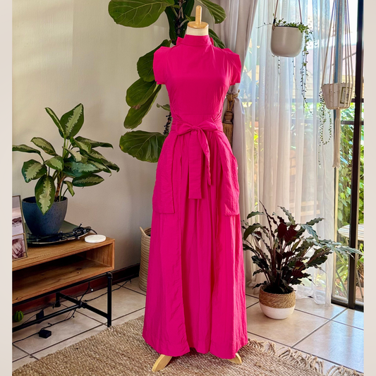 Inari Dress Cerise Pink