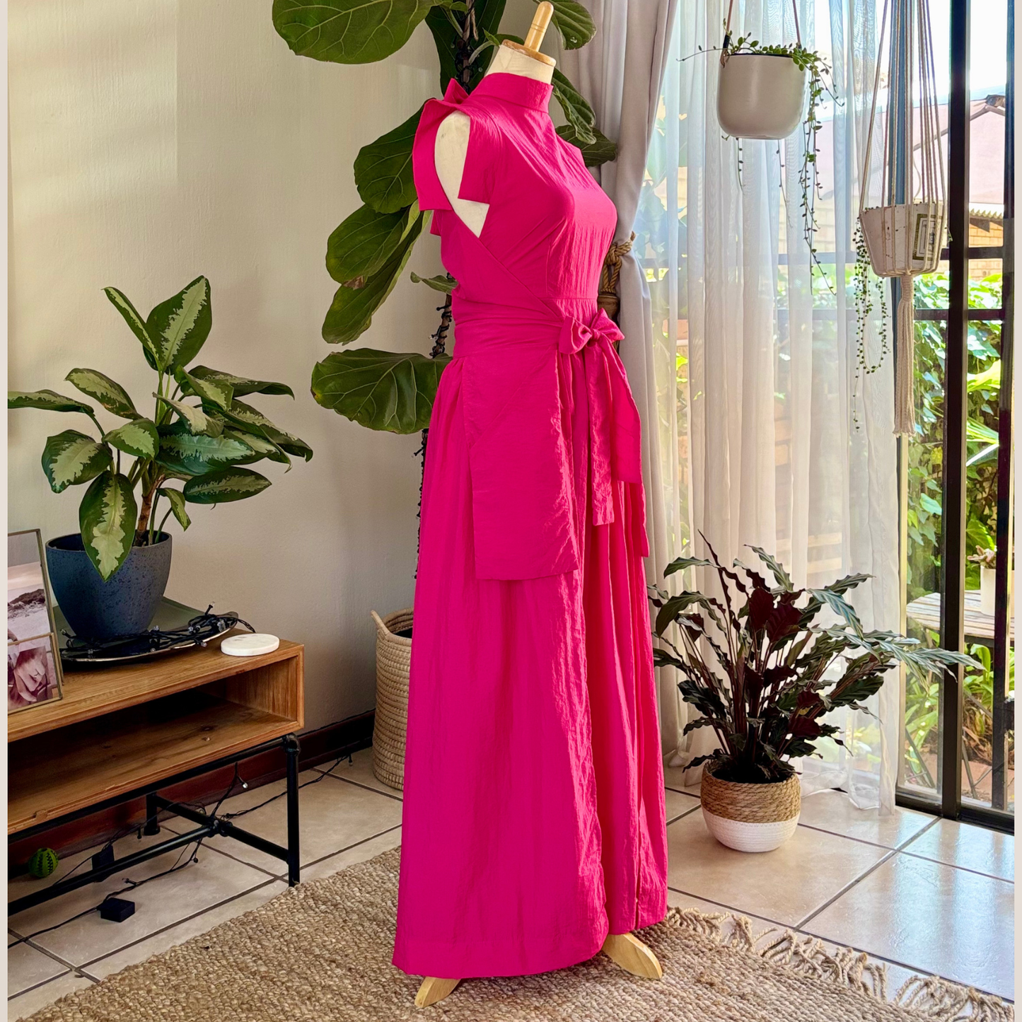 Inari Dress Cerise Pink