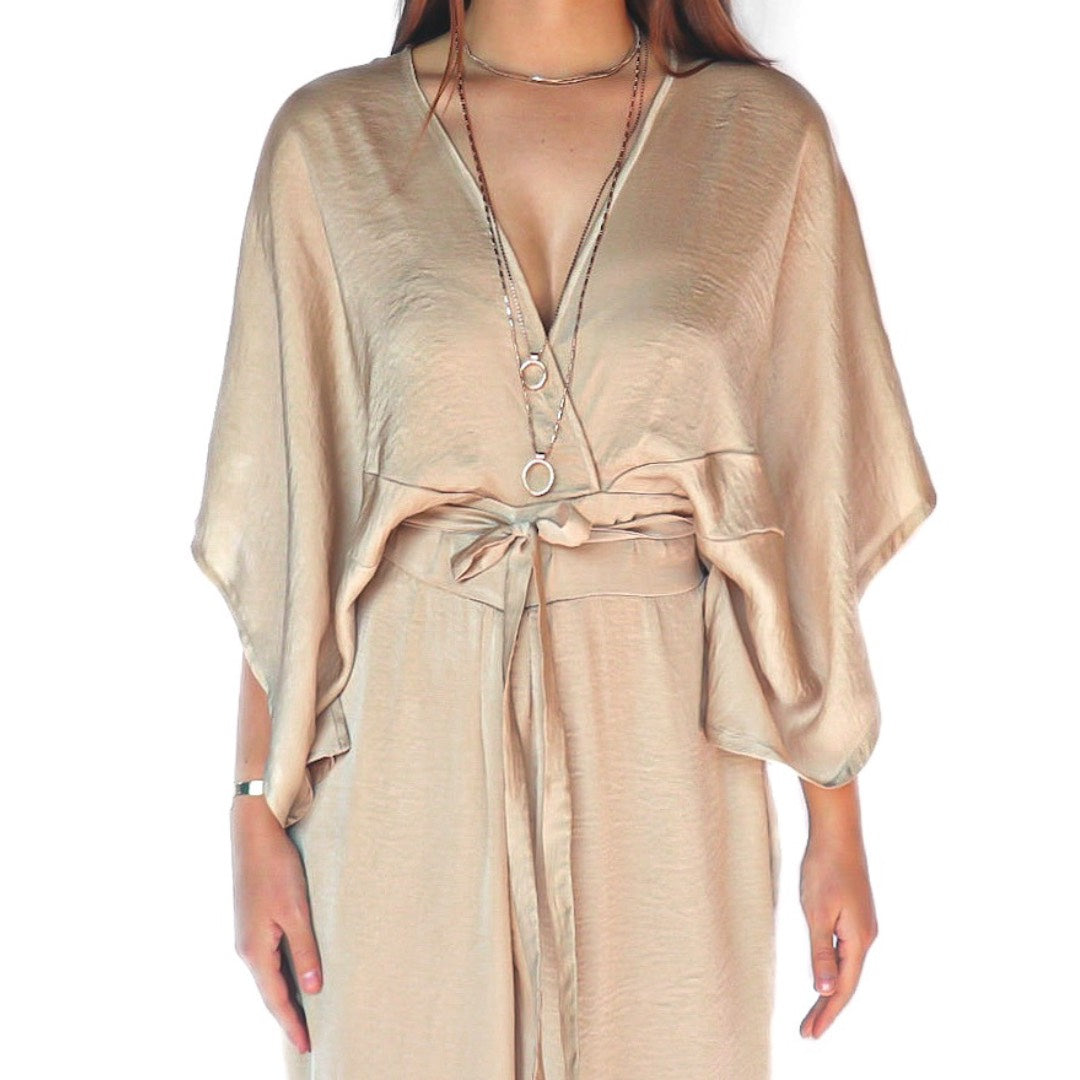 Athena Jumpsuit Champagne