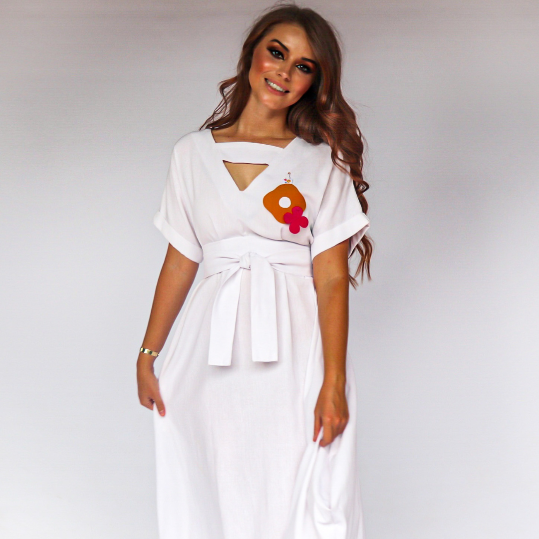 Aladdin Dress White