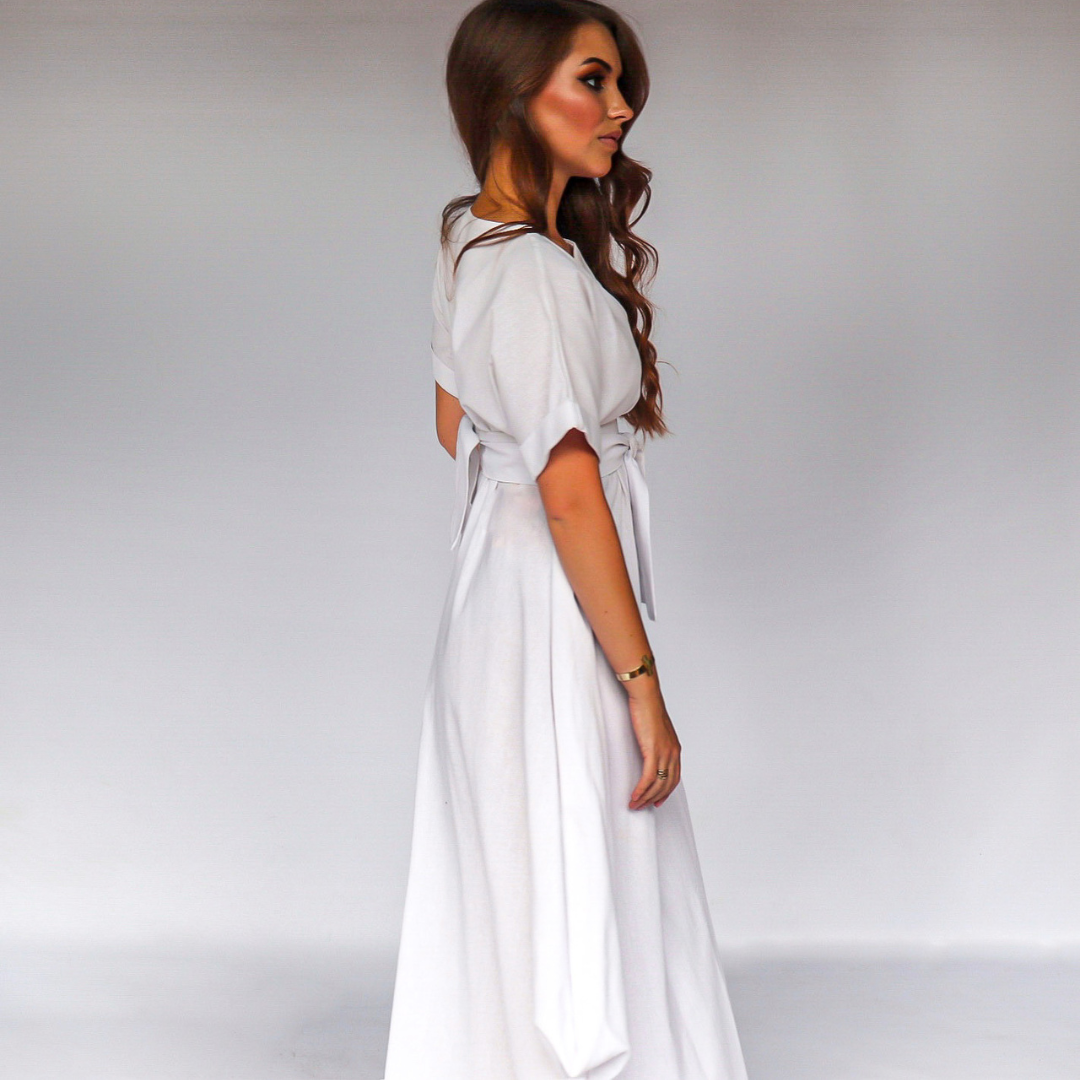 Aladdin Dress White